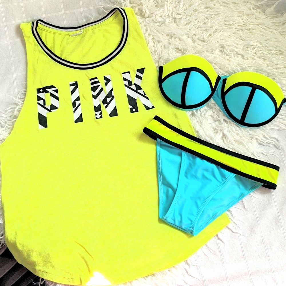💥3 for $15 - VSPINK Tank Top & Swimsuit combo!